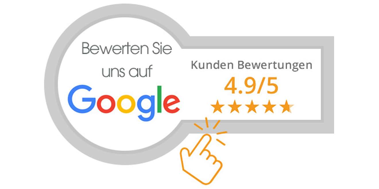 Bewerten Sie uns auf Google